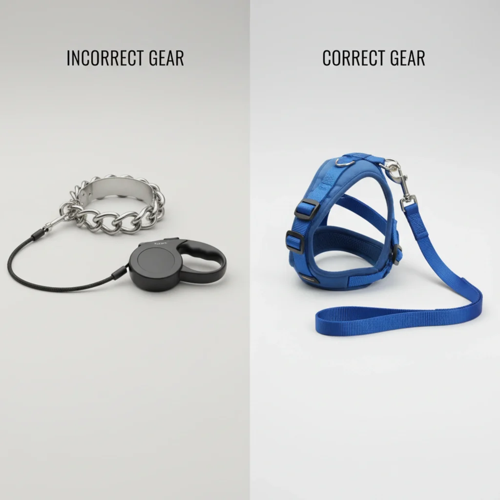 Not Using the Right Equipment for Walks - 10 Mistakes Almost Every Dog Owner Makes Without Realizing It (1)