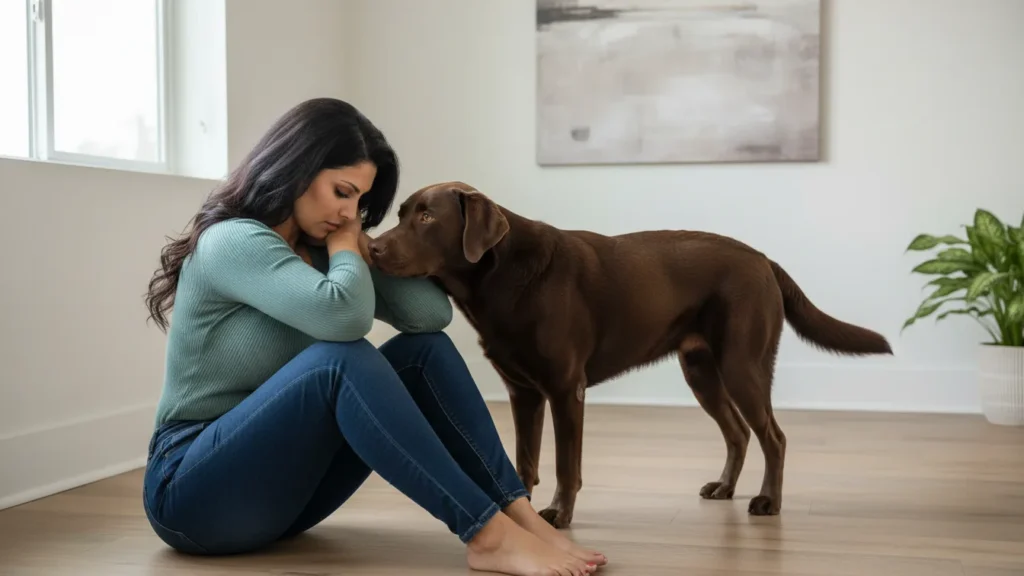 Why Dogs Sense When You’re Sad — The Quiet Science Behind Their Deep Emotional Awareness