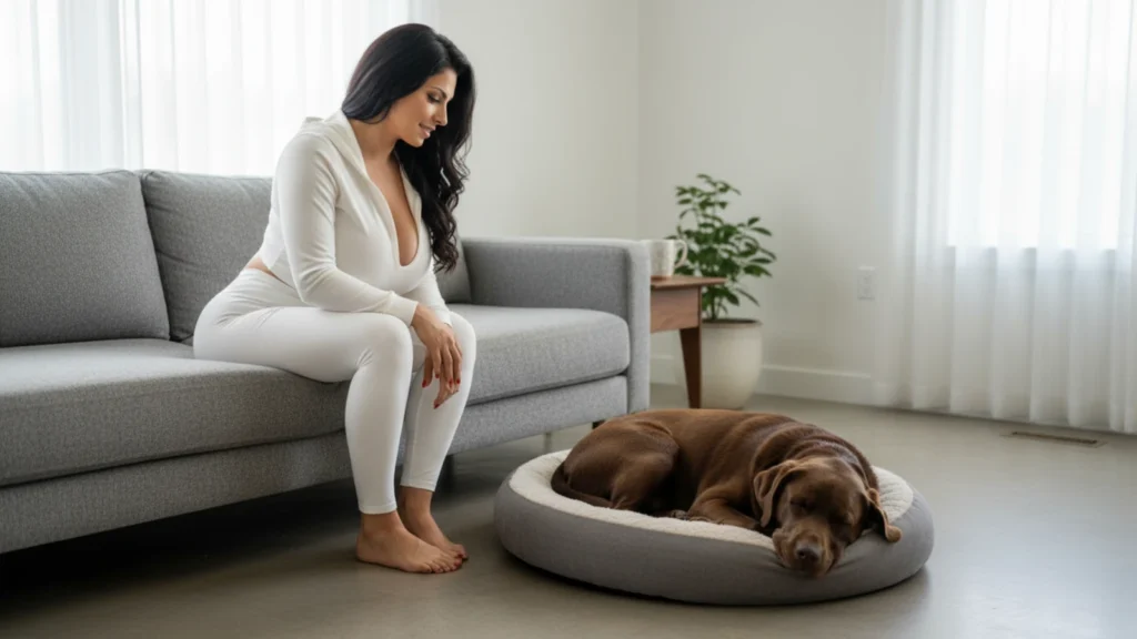 Why Your Dog Suddenly Wants to Sleep Alone (The Quiet Reasons Most Owners Miss)