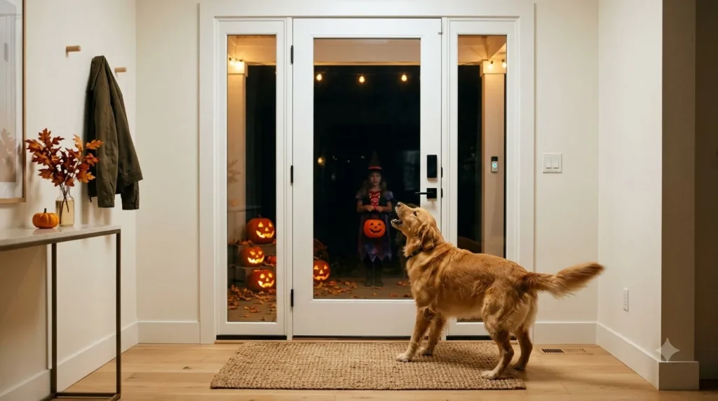 Why Dogs Lose It at the Doorbell on Halloween Night